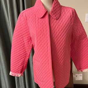 Brand New With Tags Quilted Reversible Pink Jacket